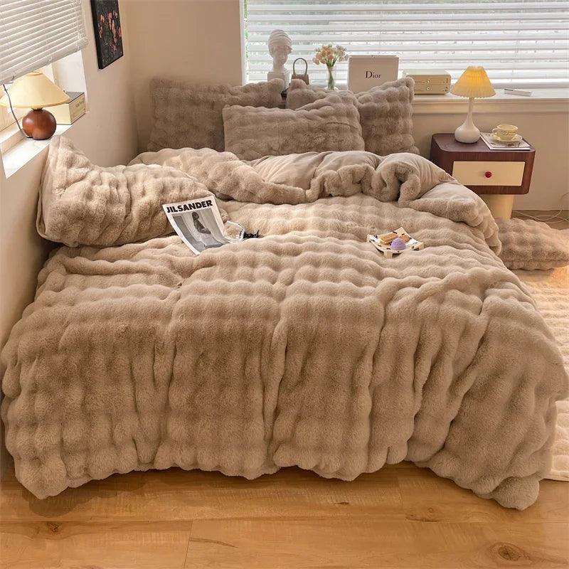 Jogo de Cama 4 Peças Sonho de Morfeu™ / Conforto Máximo e  Aconchego Peluciado para Suas Noites de Sono!