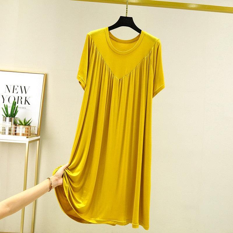 Vestido Emma™ Estilo Camisola em Modal