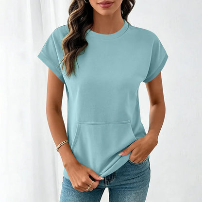 Camiseta Elara™ Com Caimento Leve e Visual Minimalista