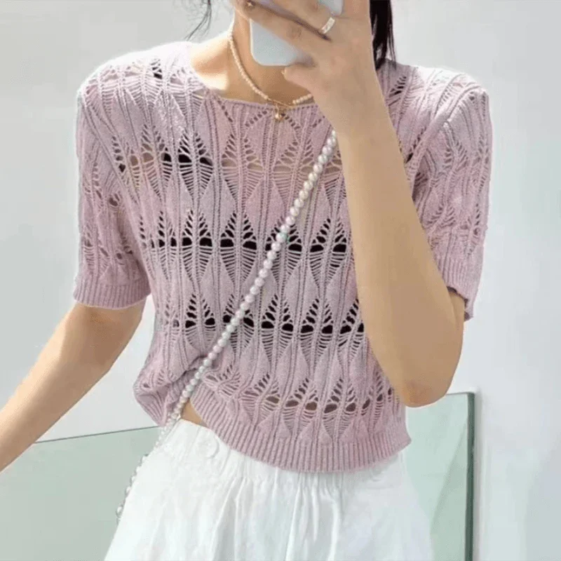 (Promoção Compre 1, Leve 2) Blusinhas Iolanda em Malha Estilo Tricô Artesanal!