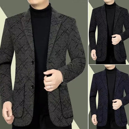 Blazer de Luxo Lancelot™ com Corte Ajustado / Elegância e Sofisticação Elevadas a um Novo Nível de Conforto e Estilo!