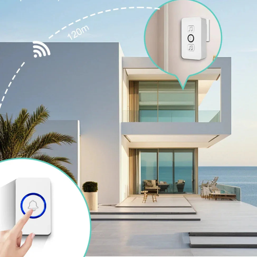 Campainha Sem Fio Inteligente Modern Lar™  Tecnologia e Conforto para o Seu Lar!