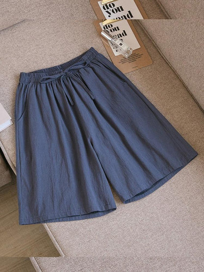 (Promoção Compre 2 e Leve 3) Shorts Veraneio Linho e Algodão: Frescor em Dobro & Estilo Casual!
