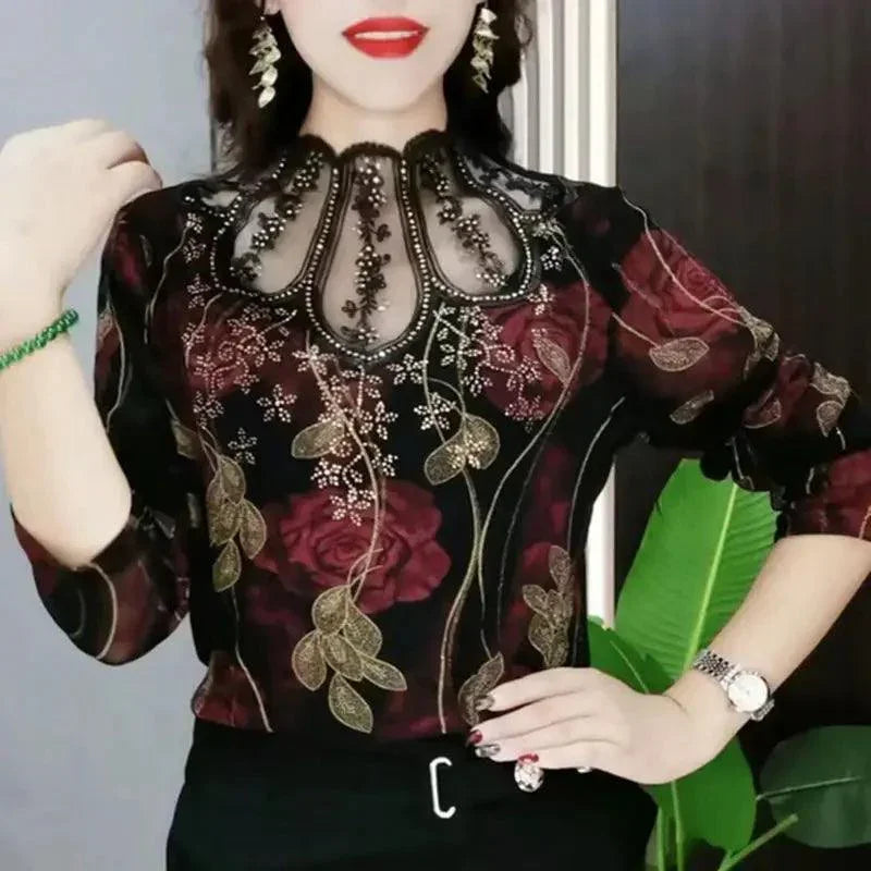 Blusinhas Nuance™ / Sofisticação da Renda e Estampa Floral!