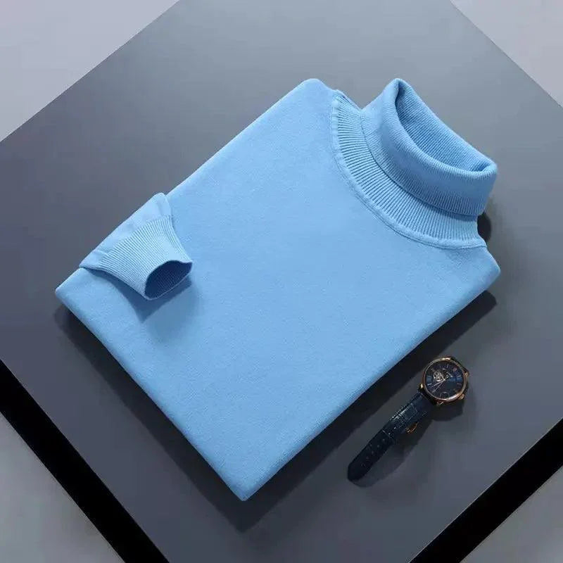 Suéter Premium Patagônia™ com Gola Alta / Elegância e Conforto com Toque de Cashmere!