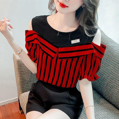 Blusinha Off-Shoulder Emily - Moda Casual e Estilo Único em Duas Peças!