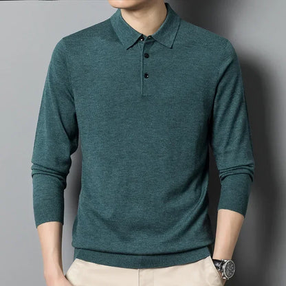 Polo Arthur™ em Malha Nobre com Botões Elegantes / Um Ícone Casual com Toque de Sofisticação