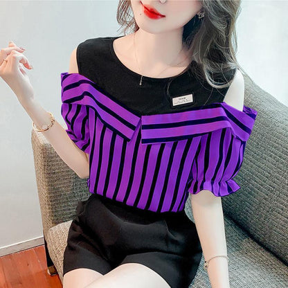 Blusinha Off-Shoulder Emily - Moda Casual e Estilo Único em Duas Peças!