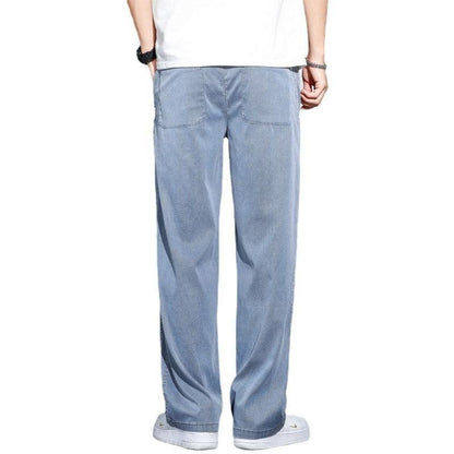 Calça Jeans Casual Masculina Muller™ / Soltinha, Estilosa e Fácil de Combinar: A calça do homem que se veste bem!