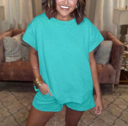 Conjunto Musa do Verão™ em Popelina de Algodão com Ajuste Soltinho / Conforto e Estilo Casual Para os Momentos de Verão!