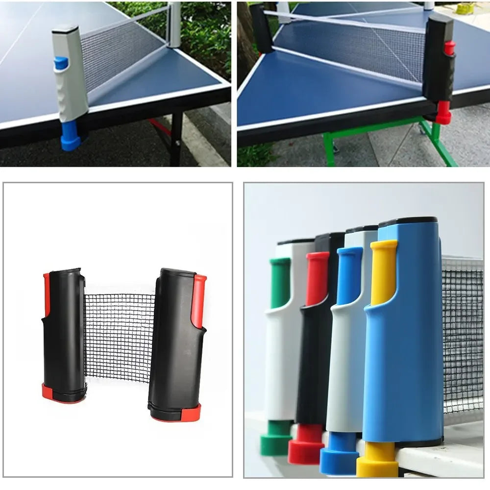 Kit de Tênis de Mesa Portátil Modern House™ / Transforme Qualquer Mesa em Diversão Instantânea!