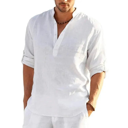 Camisa Em Linho Alto Padrão - Classe A / Toque de Sofisticação Que Seu Guarda Roupas Merece!