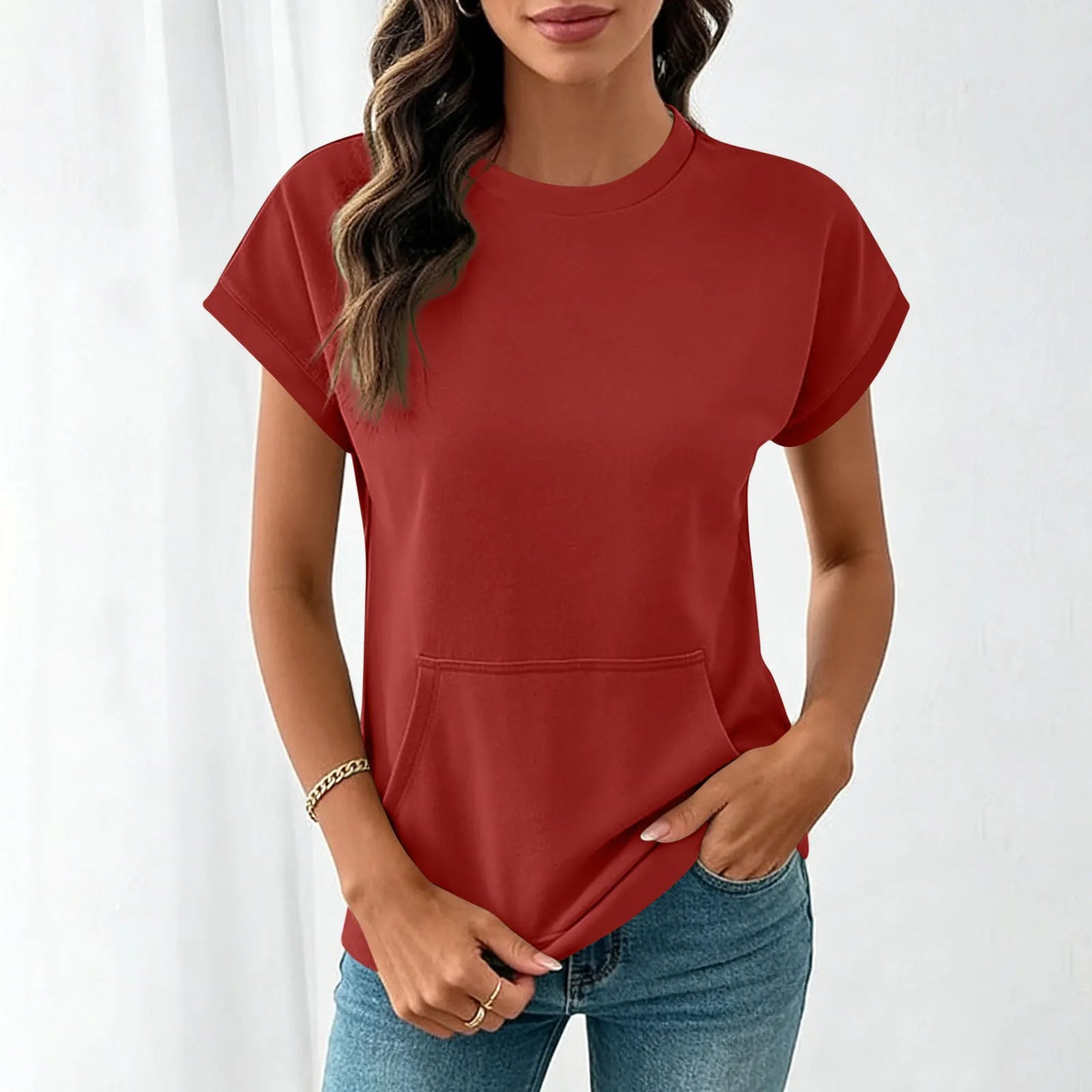 Camiseta Elara™ Com Caimento Leve e Visual Minimalista