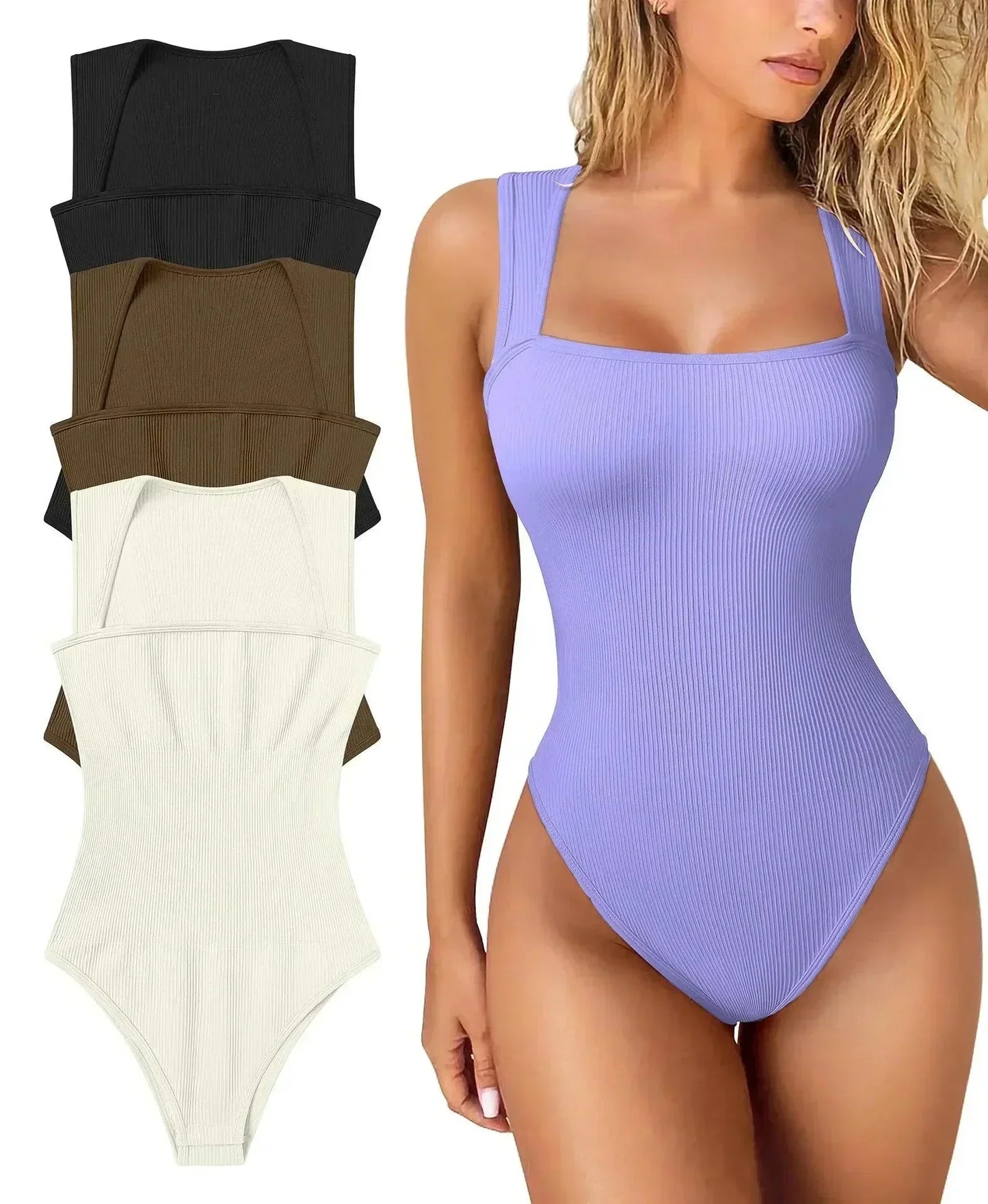 (Super Promo: Compre 2 e Leve 3) Body Evelyn™ com Efeito Modelador de Alta Compressão / Prende e Modela As Temidas Gordurinhas que Toda Mulher Odeia!