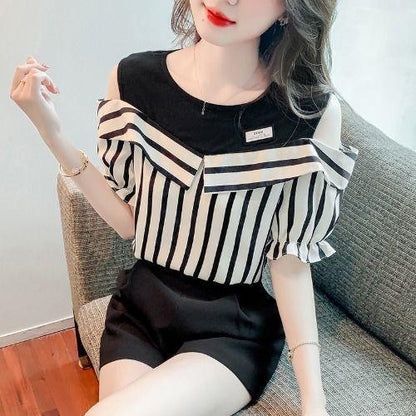 Blusinha Off-Shoulder Emily - Moda Casual e Estilo Único em Duas Peças!