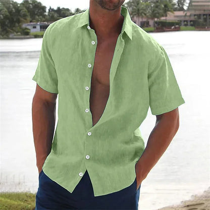 [COMPRE 1 E LEVE 3] Camisa Sospiro™ em Linho de Algodão Leve / Um Toque de Frescor e Minimalismo Premium!