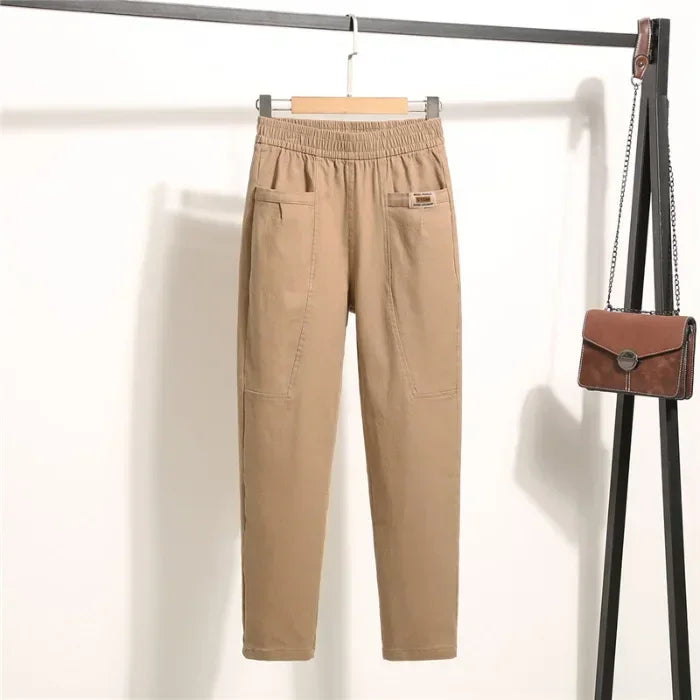 Calça Marelise™ Com Bolsos Amplos e Cós Ajustável