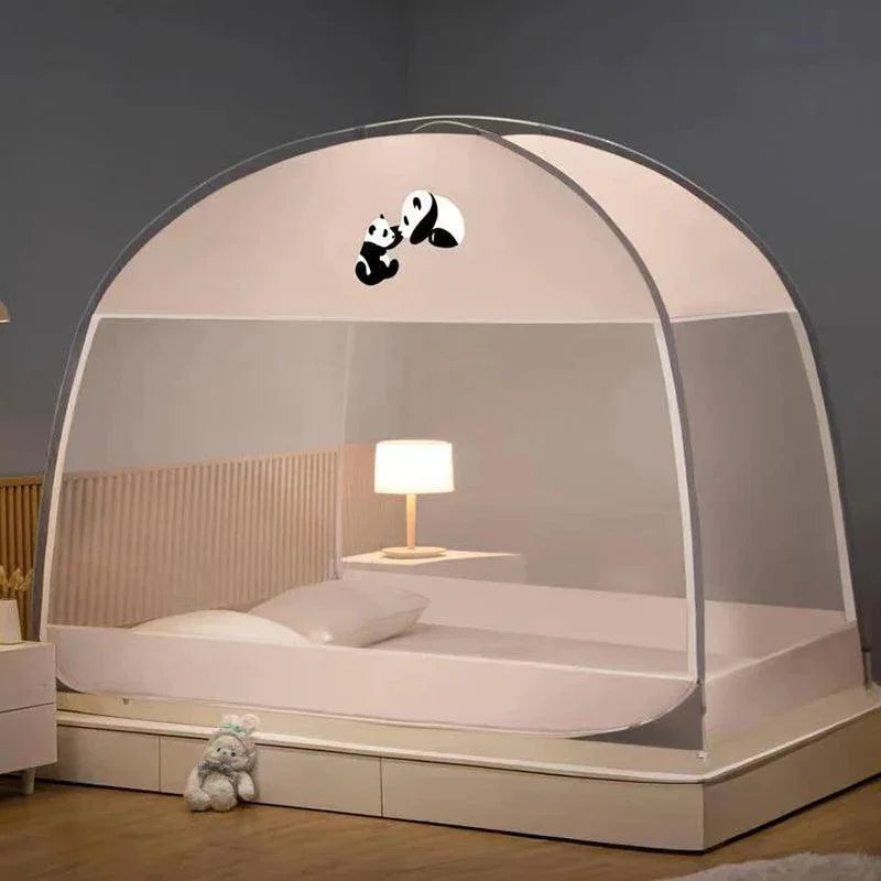 Mosquiteiro Santorini™ Luxo Suave / O Refúgio Premium e Respirável que Você Precisa!