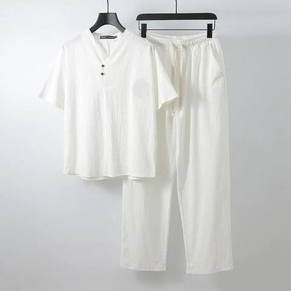 Conjunto Plus Size de Algodão e Linho - Life Plus / Descubra a Perfeita Combinação de Conforto e Sofisticação!