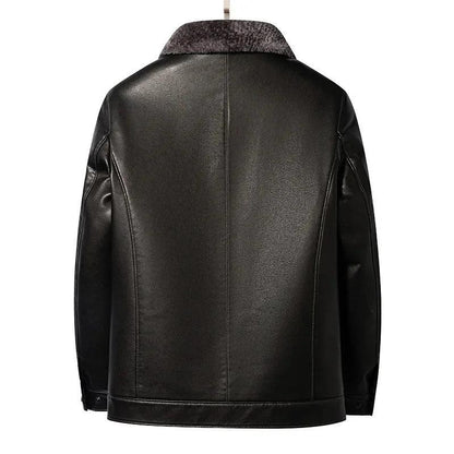 Jaqueta Brooklyn™ em Couro Luxuoso / A União de Sofisticação e Conforto para o Inverno!