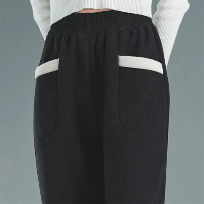 Calça BelleChic™ em Cotelê Aveludado / Estilo, Charme e Conforto para a Mulher Moderna!