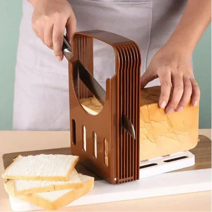 Fatiador para Pães Modern House™ / Corte Perfeito e Uniforme em Cada Fatia!