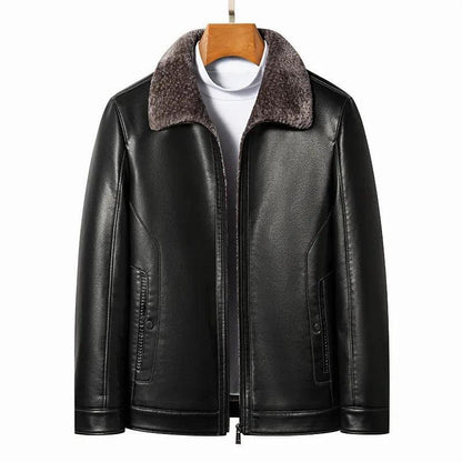 Jaqueta Brooklyn™ em Couro Luxuoso / A União de Sofisticação e Conforto para o Inverno!