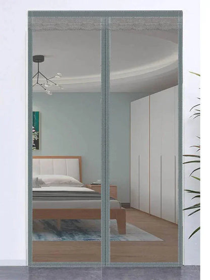Cortina de Porta Magnética Modern Lar™ Fechamento Automático e Instalação sem Furos/ Diga Adeus aos Mosquitos e Mantenha Seu Ambiente Arejado e Livre de Pragas!