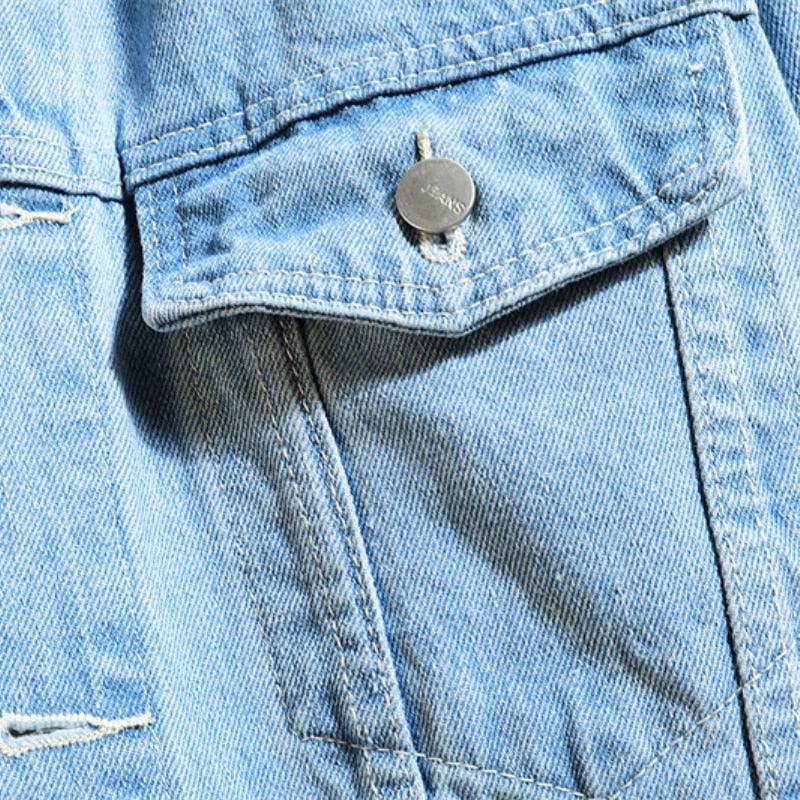 Jaqueta Jeans DenimComfort™ com Forro de Moletom  / Estilo e Conforto combinados em um uma só peça!