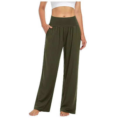 Calça Belle Comfort™ Com Cós Elástico e Modelagem Pantalona