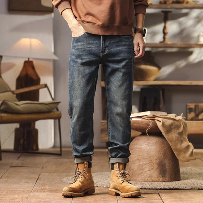 Calça Vantor™ em Jeans Flexível com Presença Imponente