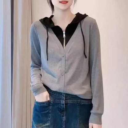 Jaqueta Cardigan Fátima™ Elegância Casual  / Estilo e Aconchego em Uma Peça Única!
