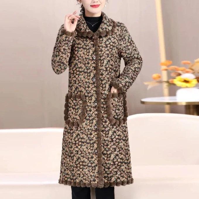 Casaco Bordeaux™ em Sherpa e Algodão / Aconchego e Estilo para os Dias Mais Frios do Ano!
