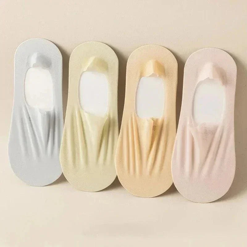 [COMPRE 5 E GANHE MAIS 5 PARES] Meias Invisíveis Super Respiráveis Conforto Perfeito™ / Sem Machucar, Sem Transpirar, Sem Escorregar!
