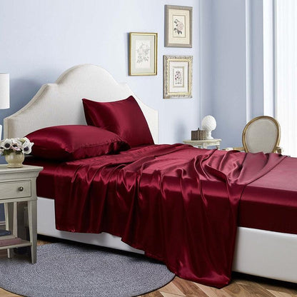 Jogo de Cama em Cetim 4 pçs - LuxorSilk / Onde o Luxo Encontra o Conforto!
