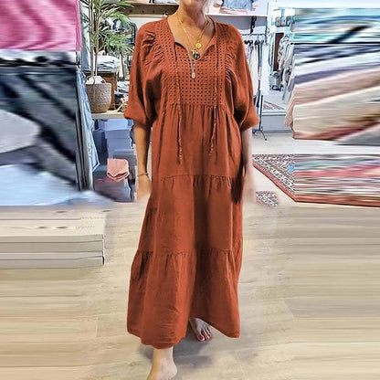Vestido Brisa da Praia™ em Viscose Extra Leve / Encante-se com Leveza e Conforto que Te Abraçam em Qualquer Ocasião!