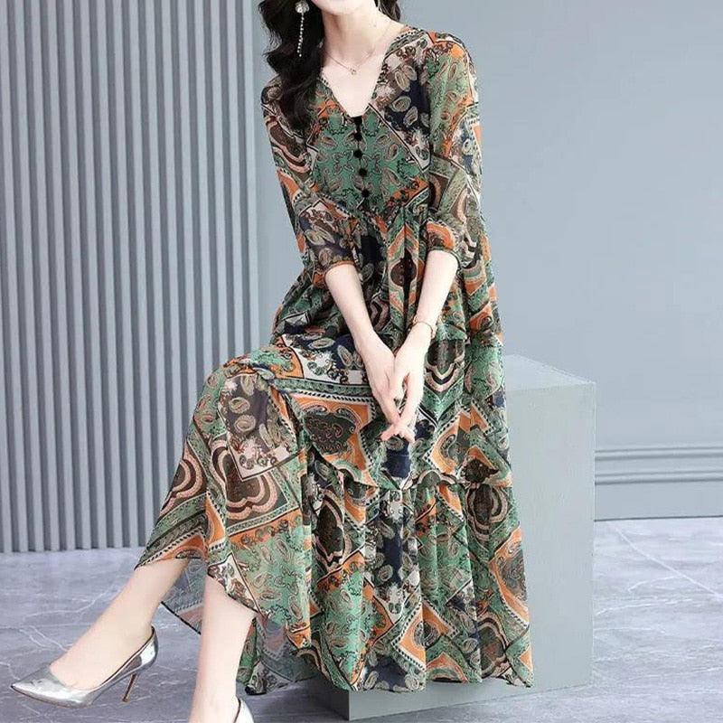 Vestido Soltinho Fontenele™ Moda Gringa / O Campeão em Charme & Elegância!