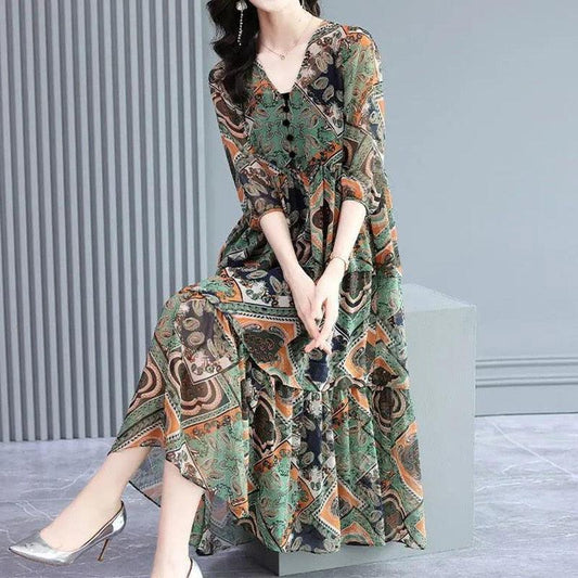 Vestido Soltinho Fontenele™ Moda Gringa / O Campeão em Charme & Elegância!
