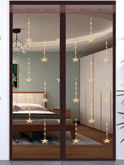 Cortina de Porta Magnética Modern Lar™ Fechamento Automático e Instalação sem Furos/ Diga Adeus aos Mosquitos e Mantenha Seu Ambiente Arejado e Livre de Pragas!