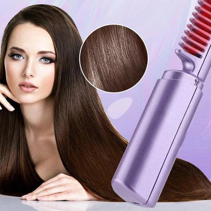 Pente portátil elétrico sem fio, leve em sua bolsa e tenha o Liso Perfeito com o CompactLiss™ em todas ocasiões!