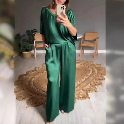 Conjunto Dubai™ em Cetim Luxuoso / Brilho, Conforto e Sofisticação para Cada Ocasião!
