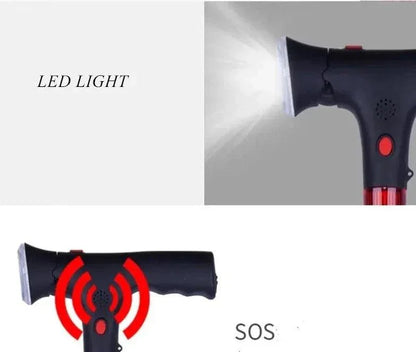 Bengala de Apoio com LED Modern Lar™ / Conforto e Segurança em Cada Passo!