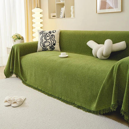Capa de Sofá Piemonte™ em Chenille com Design Universal / Transforme Seu Sofá com Sofisticação, Conforto e Praticidade!