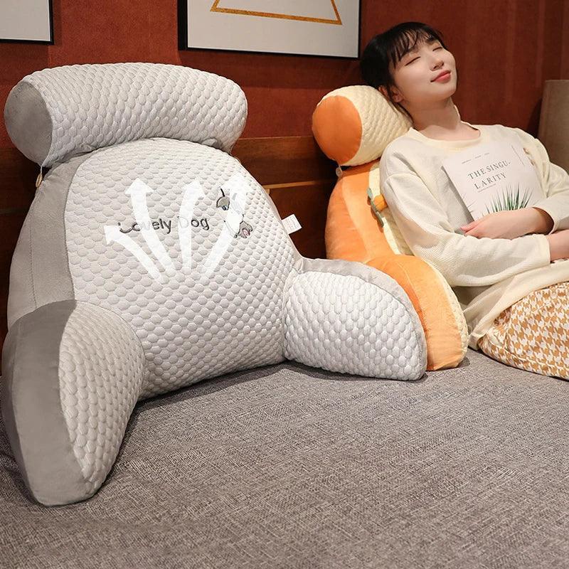 Almofada Ergonômica Lovely Deluxe™ / O Melhor Suporte ao Seu Corpo Enquanto Você Relaxa, Lê ou Assiste TV!