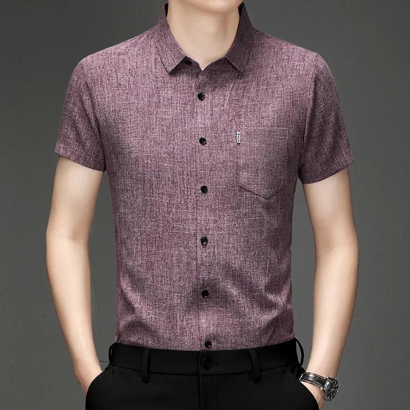 Camisa Social Belmond™ em Algodão de Alta Qualidade / Elegância e Conforto para o Homem Sofisticado