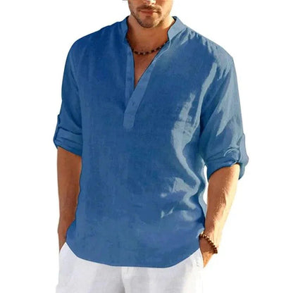 Camisa Em Linho Alto Padrão - Classe A / Toque de Sofisticação Que Seu Guarda Roupas Merece!