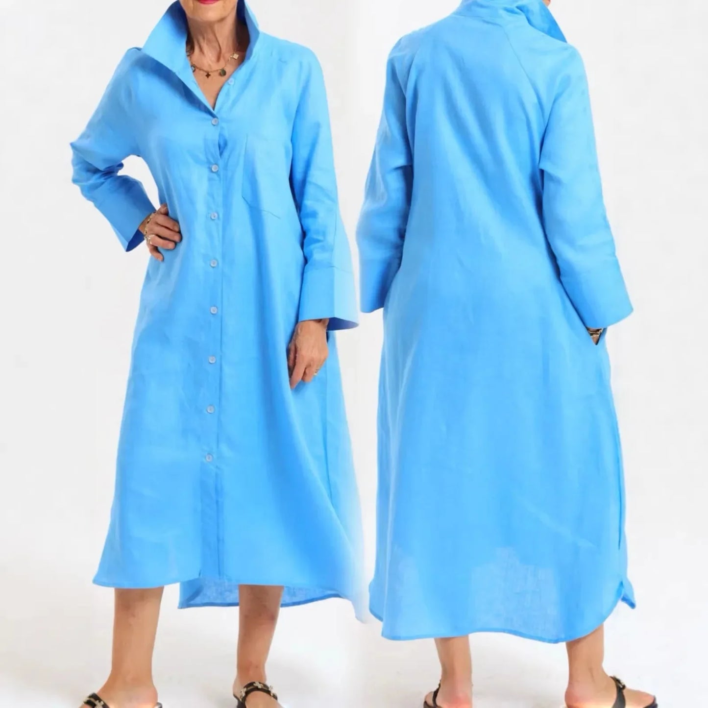 Vestido Arthea™ com Corte Clean e Toque Refinado