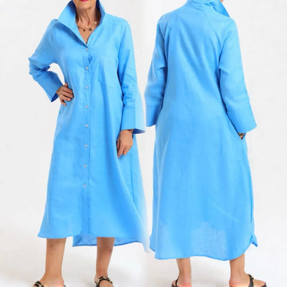 Vestido Arthea™ com Corte Clean e Toque Refinado