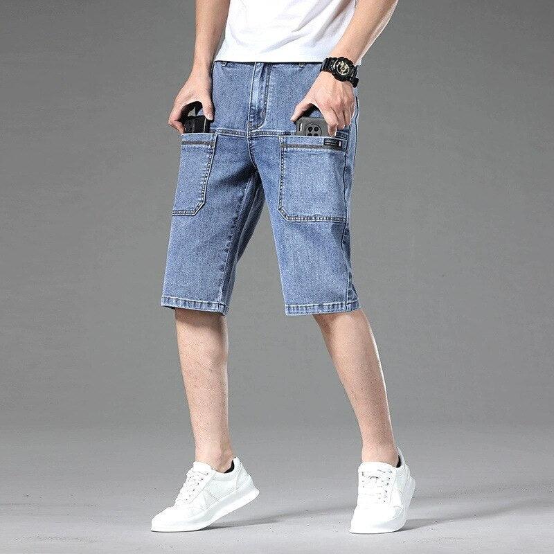 Bermuda Jeans Casual Leonidas™ / A mais versátil, confortável e estilosa para você usar no dia a dia!