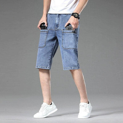 Bermuda Jeans Casual Leonidas™ / A mais versátil, confortável e estilosa para você usar no dia a dia!